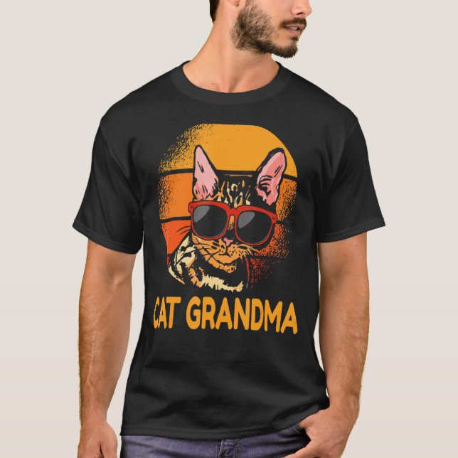 Camiseta Distancia del Día de la Mujer de la Abuela Retro d (Anverso)