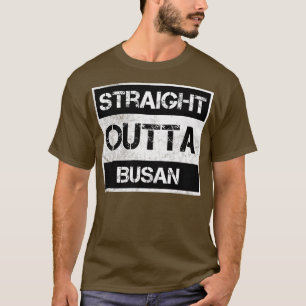 Camiseta Distancia directa de Busan a Corea del Sur