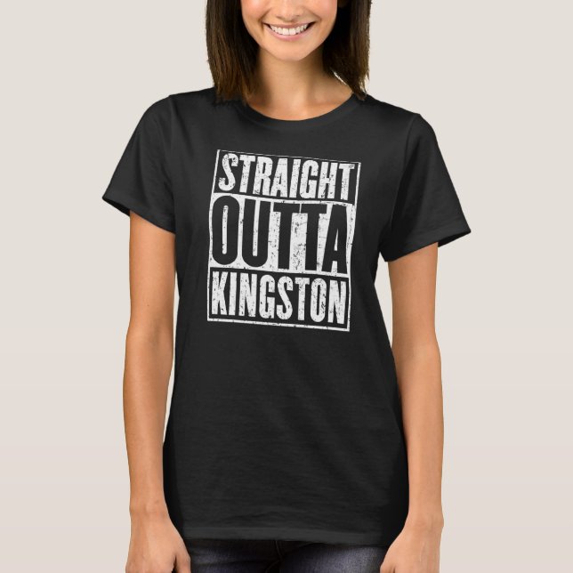 Camiseta Distancia directa de Kingston Vintage (Anverso)