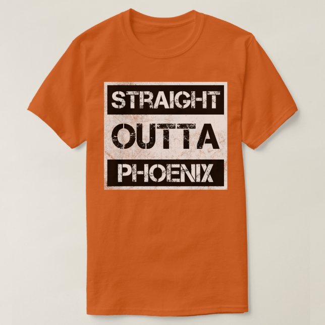 Camiseta Distancia Directa Fénix Arizona Vintage (Diseño del anverso)