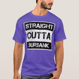 Camiseta Distancia directa fuera de Burbank California Vint