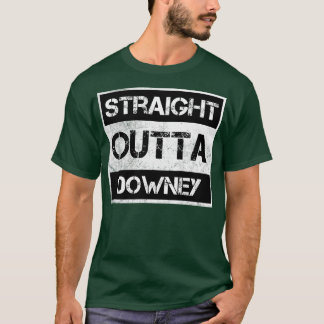 Camiseta Distancia directa fuera de Downey California Dific