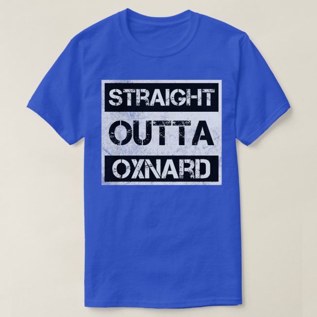 Camiseta Distancia directa fuera de Oxnard California probl (Diseño del anverso)