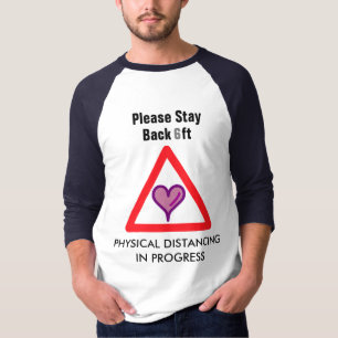 Camiseta Distancia física con amor
