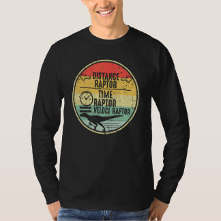 Camiseta Distancia Raptor Sobre Tiempo Raptor Es Igual a Ve