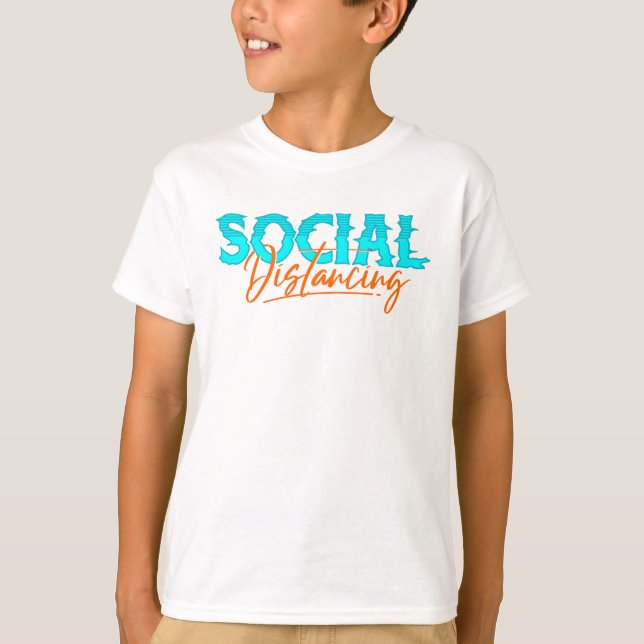 Camiseta Distancia social (Anverso)