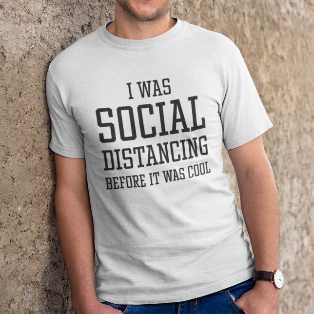 Camiseta Distancia social (Subido por el creador)
