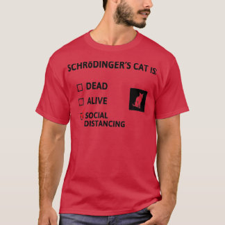 Camiseta Distancia social de Schrodingers