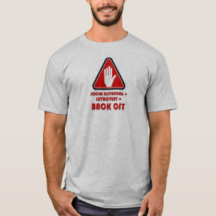 Camiseta Distancia social e introvertido, retroceder