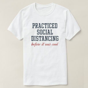 Camiseta Distancia social practicada
