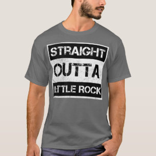 Camiseta Distancia Vintage de Straight Outta Little Rock Ar