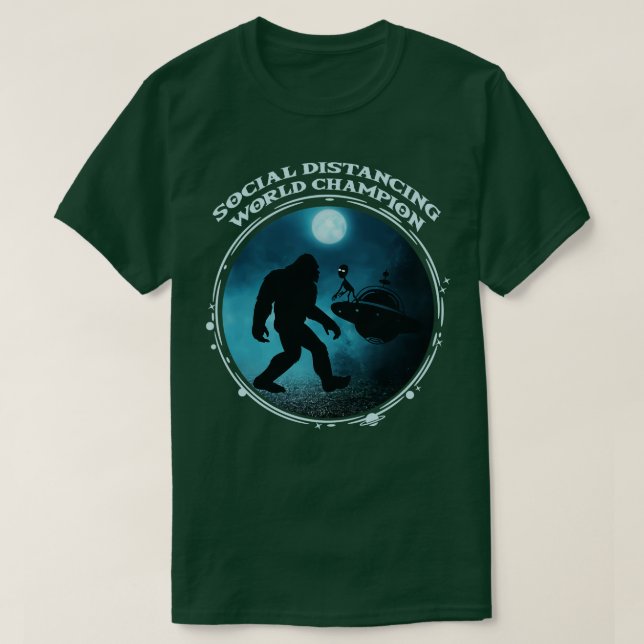 Camiseta distanciamiento social (Diseño del anverso)