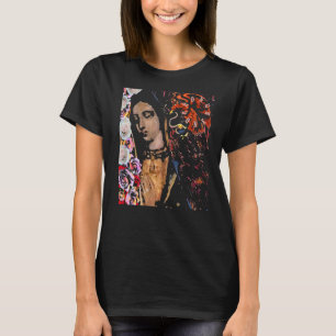 Camiseta Distancias Bong Bones Guadalupana Roseate Aztec Ea