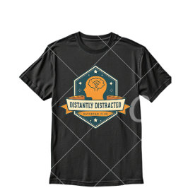 Camiseta Distante Distraído – Salud Mental Sarcástica Vinta