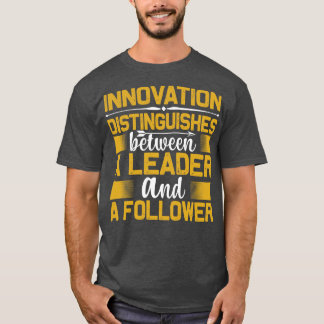 Camiseta Distinciones entre innovación de motivación
