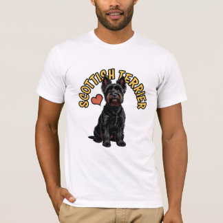 Camiseta Distinguished Scottish Terrier Portrait T-Shirt