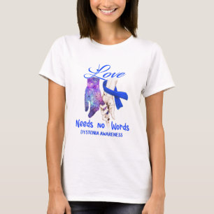 Camiseta Distonia Conciencia Amor No Necesita Palabras