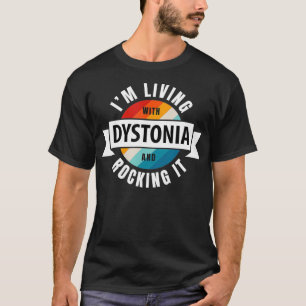 Camiseta Distonía Conciencia Viviendo con Escleroderma Rela