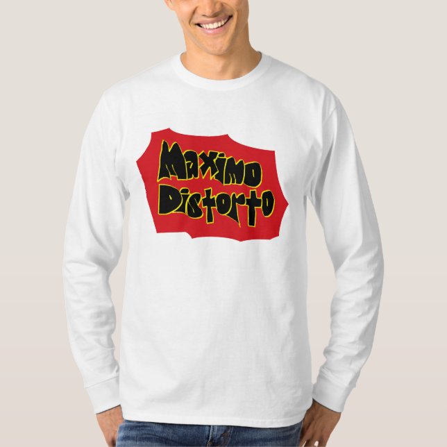 Camiseta Distored al máximo (Anverso)