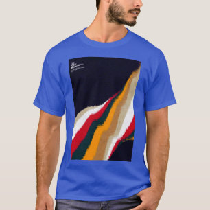 Camiseta Distorsión azul