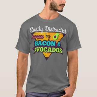 Camiseta Distracción fácil por aguacates y bacterias