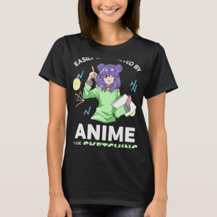 Camiseta Distracción fácil por Anime y Esbozo Anime Tee