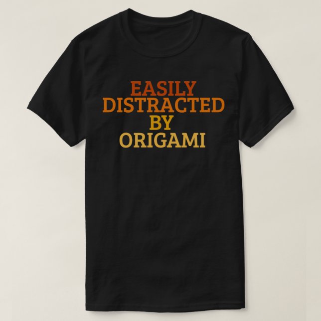Camiseta Distracción fácil por el degradado de Origami Suns (Diseño del anverso)