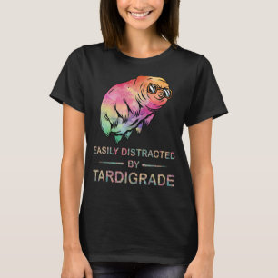 Camiseta Distracción Fácil Por El Oso De Agua Cuta Tardigra