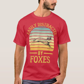 Camiseta Distracción fácil por enemigosGracioso retro vinta