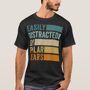 Camiseta Distracción fácil por osos polares