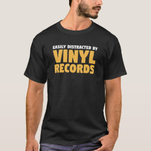 Camiseta Distracción fácil por Vinyl Records Vintage Music