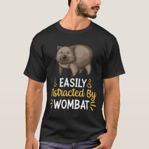 Camiseta Distracción fácil por wombat