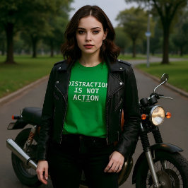 Camiseta Distraction Is Not Action