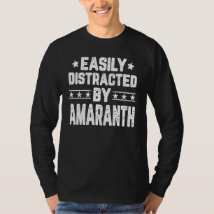 Camiseta Distrado Fácilmente Por Amaranth Amaranth