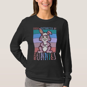 Camiseta Distrado fácilmente por Bunnies Cute Bunny Lover