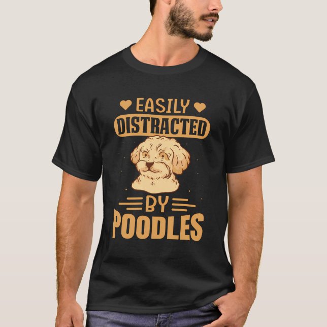 Camiseta Distrado Fácilmente Por Diversos Diversos Diversos (Anverso)