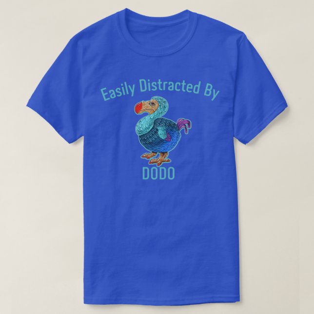 Camiseta Distrado Fácilmente Por Dodo (Diseño del anverso)