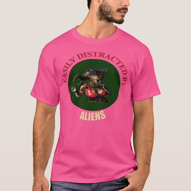 Camiseta Distrado Fácilmente Por Extranjeros (Anverso)