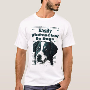 Camiseta Distrado Fácilmente Por Perros