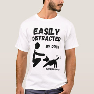 Camiseta Distrado Fácilmente Por Perros