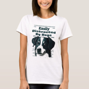 Camiseta Distrado Fácilmente Por Perros
