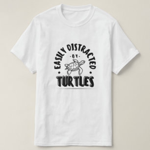 Camiseta Distrado fácilmente por tortugas divertidas