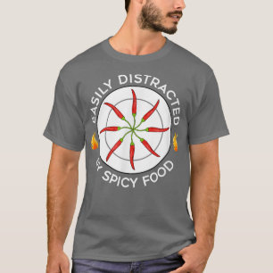 Camiseta Distrado por Chili Spicy Food Meican Jalapeno