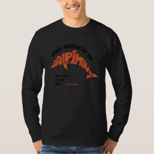 Camiseta Distrado por delfines Ironic Cute delphin Sea Ani