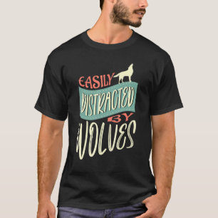 Camiseta Distrado Por El Bosque Natural De Los Lobos