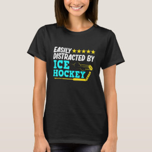 Camiseta Distrado Por El Entrenador De Hockey Sobre Hielo S