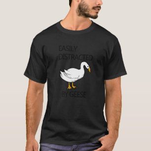 Camiseta Distrado por el músico de piano de ganso Geese Cle