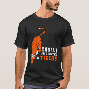 Camiseta Distrado Por Tigres Salvajes Safari Grandes Gatos