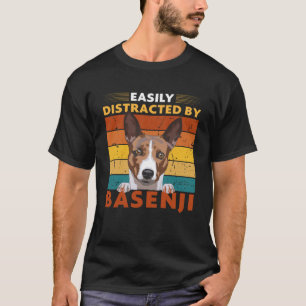 Camiseta Distrados fácilmente por Basenji Mis perros son mi