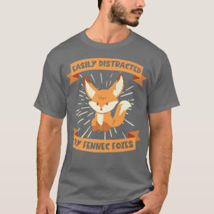 Camiseta Distraída Fácilmente Por Fennec Foix Es Gracioso P